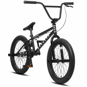 Bacchus BMX 自転車 20インチ フリースタイルBMXバイク スチール製ペグ付属 中級者に最適 高炭素鋼フレーム 後U字型リアブレーキ スタン