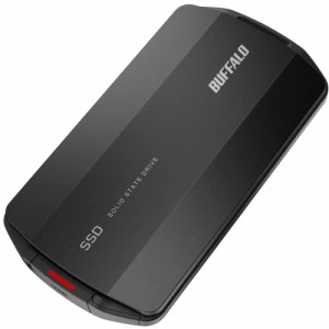 【ネット限定】バッファロー SSD 外付け 500GB USB3.2 Gen2 Type‐C 最大読出速度1050MB/秒 防塵防滴 IP55 耐衝撃 MIL‐STD ポータ