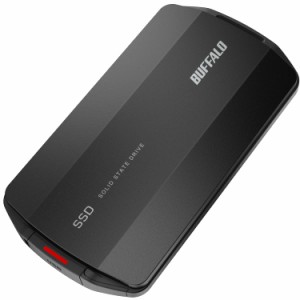 【ネット限定】バッファロー SSD 外付け 2TB USB3.2 Gen2 Type‐C 最大読出速度1050MB/秒 防塵防滴 IP55 耐衝撃 MIL‐STD ポータブ