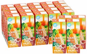 ブランド Happy Belly キャロットミックス ジュース 100% 200ml×24本 1食分の野菜が摂れる ビタミンCたっぷり