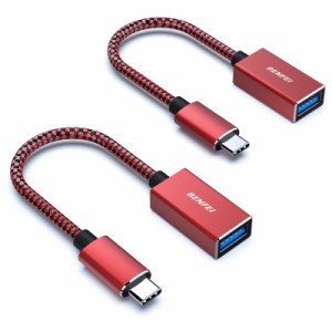 BENFEI USB C - USB 3.0 アダプター 2パック USB C - A オス - メス アダプター MacBook 2022 2021 2020、Samsung Galaxy Note 20、Galax