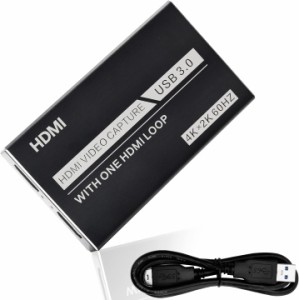 [送料無料]4K HDMI キャプチャーボード ビデオ ゲームキャプチャー USB3.0 60fps