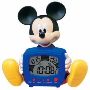 セイコークロック(Seiko Clock) 目覚まし時計 置時計 デジタル おしゃべり アラーム 229×232×130mm Disney ディズニー ミッキーマウス 