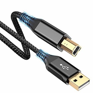 プリンター ケーブル 3M USB 2.0 ケーブル (タイプAオス - タイプBオス) USB2.0規格 パソコンとプリンター接続ケーブル ナイロン編み 480