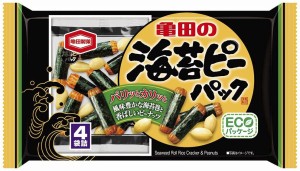 亀田製菓 海苔ピーパック85g×12袋