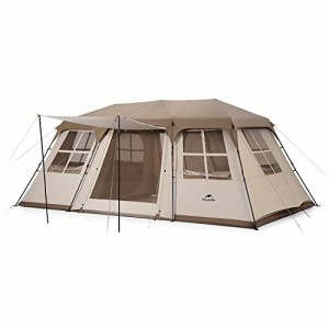 Naturehike ワンタッチ テント 3人 4人 5人用 ？ロッジ型 UPF50+ パークテント キャンプ 設営簡単 uvカット 自立式 ２重層 耐水圧PU2000/