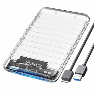 ORICO HDD ケース 2.5インチ USB 3.0-SATA 外付けハードディスク ケース 7mm/9.5mm SATA HDD SSD 対応 最大6TB 工具不要 UASP対応 2139U3