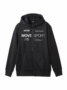 デサント スウェット ジャケット パーカー フード付 裏毛 ストレッチ MOVESPORT トレーニング メンズ DMMWJF20(BK) O