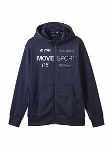 デサント スウェット ジャケット パーカー フード付 裏毛 ストレッチ MOVESPORT トレーニング メンズ DMMWJF20(NV) O