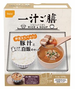 尾西食品 一汁ご膳 豚汁 270g×5箱入 (非常食・保存食)