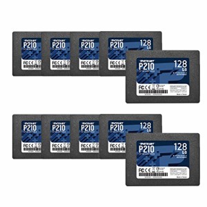 Patriot P210 SATA 3 128GB SSD 2.5 Inch Internal Solid State Drive 10 Pack, Lot of 10 - P210S128G25