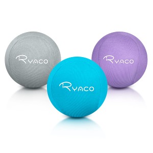 RYACO 握力ボール 握力トレーニング ハンドエクササイズボール ハンドグリップ 握力アップ ジェルボール3点セット 大人・子供用 ソフト・
