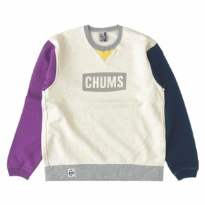 [チャムス] トレーナー Logo Crew Top メンズ Natural Crazy