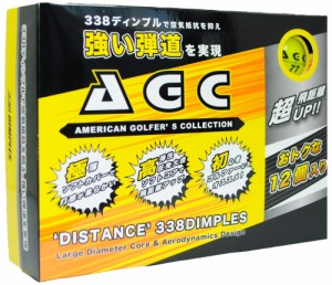 レザックス(LEZAX) AGC ゴルフボール 1ダース(12個入り) ネオンイエ ロー AGBA-3761