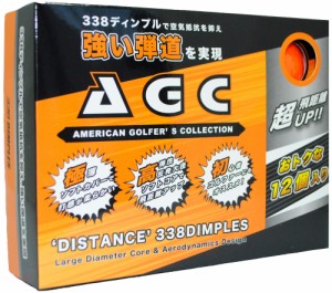 レザックス(LEZAX) AGC ゴルフボール 1ダース(12個入り) ネオンオレンジ AGBA-3761
