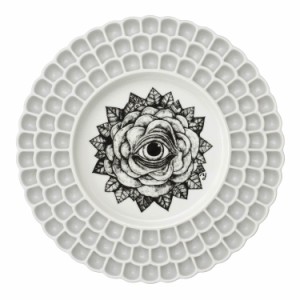 ヒグチユウコ×ホルベイン 2023 コラボアイテム 絵具皿 108色仕切 眼花(メバナ)(474477)