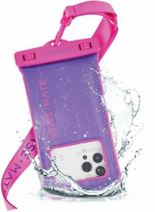 【Case-Mate】 IP68 (防塵防水規格最高等級) スマホ 防水ポーチ 1個 ノーマルサイズ 〔最大 6.7 インチ スマートフォン対応〕 i Phone防