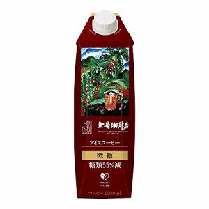 上島珈琲店 アイスコーヒー 微糖 紙パック コーヒー 1000ml×12本