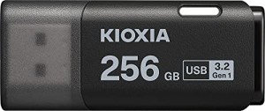 KIOXIA(キオクシア) 旧東芝メモリ USBフラッシュメモリ 256GB USB3.2 Gen1 日本製 国内サポート KLU301A256GK