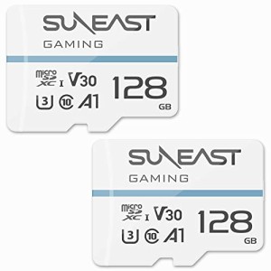 SUNEAST microSD カード 128GB 2枚セット class10 UHS-1 U3 V30 A1 最大読込95MB/s 最大書込み80MB/s 4K対応 Nintendo Switch ドライブレ