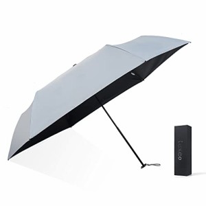 日傘 超軽量（130g）折りたたみ傘 UVカット 遮光 遮熱効果 晴雨兼用 折りたたみ日傘 280T高強度カーボンファイバー 収納袋付き (ライトブ