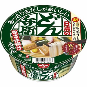 日清食品 日清のあっさりおだしがおいしいどん兵衛 きざみ揚げうどん 68g ×12個