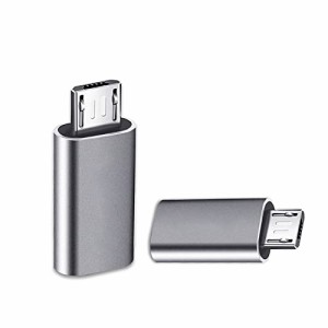 2枚 Type C to Micro USB 変換アダプタ 急速充電、データー転送 Type C to Micro USB 変換コネクタ 充電コネクター スマホ 充電 データ伝