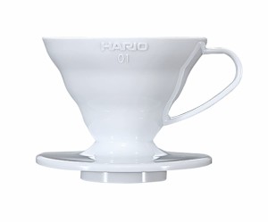 HARIO (ハリオ) V60 01 透過 コーヒードリッパー ホワイト コーヒードリップ 1~2杯