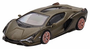 TrueScale Miniatures MINI GT 1/64 ランボルギーニ シアン FKP 37 プレゼンテーション (左ハンドル) 完成品