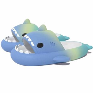 kaitesi グラデーション スリッパ サメ 可愛い 夏 室内履き 洗える 滑らない 厚底 レディース メンズ 静音 部屋用 ルームシューズ サン