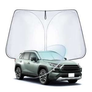 WEIPIN 新型 トヨタ RAV4 フロント サンシェード RAV4 PHV/ RAV4 50系 MXAA5#/AXAH5#/AXAP54型 専用 サンシェード 車 フロント ガラス用 