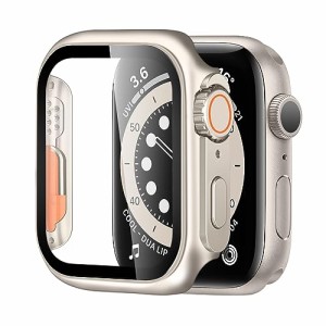 【2023強化モデル】BELIYO Apple Watch ケース シリーズ SE2/SE/6/5/4 44mm と互換性があり 数秒で Ultra シリーズの外観に変換できます 