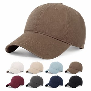 Geyanuo キャップ メンズ 大きいサイズ 帽子 深め 特大 60-64cm コットン100% 無地 紫外線対策 サイズ調整可能 アウトドア シンプル カ
