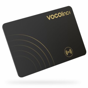 VOCOlinc 紛失防止タグ カード 超薄(1.6mm) 紛失防止トラッカー (iOSのみ対応) 忘れ物防止 タグ スマートタグ Bluetooth トラッカー アイ