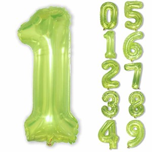 40インチ 誕生日 数字バルーン ゼリー系 数字 0〜9 風船 バースデー デコレーション ストロー 付き バースデー パーティー 誕生日 飾り付
