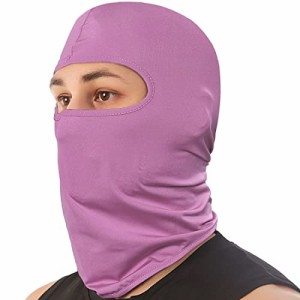 [送料無料]Trifong フルフェイスマスク フェイスカバー 冷感 通気性 夏用 覆面 目出し帽 