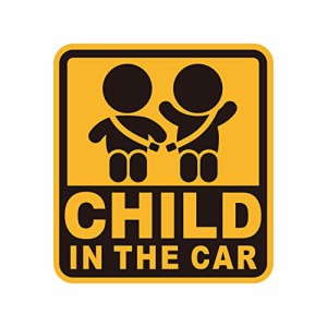 セイワ(SEIWA) 車用 ステッカー セーフティーサイン CHILD IN THE CAR WA121 内貼り外貼り兼用仕様 貼り直し可能 あおり運転抑制 CHILD I