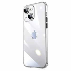 Eisuiyi i Phone 12 クリアケース メッキ ハードケース 指紋防止 汚れにくい スリム ワンピースカメラ保護 アイフォン12カバー 薄型 耐衝