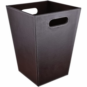 Richblue ゴミ箱 おしゃれ フタなしゴミ箱 くず入れ PUレザー製 ごみ箱 屑入れ 角型 ダストボックス ごみ箱 15L 大容量 ゴミ箱 おしゃれ 