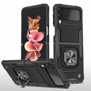 Galaxy Z Flip 4 ケース用,サムスンギャラクシーzflip4ケース ぎゃらくしーz flip4ケース スマホケース + ギャラクシーzflip 4 リング ス