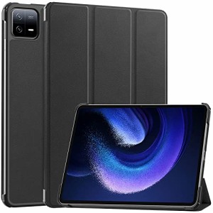 For Xiaomi Pad 6/Pad 6 Pro ケース カバー AUDASO Xiaomi Pad 6/Pad 6 Pro 用ソフト TPU カバー 軽量三つ折りスタンドシェル 自動ウェイ