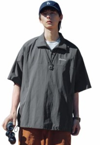 ARIGADOU メンズ tシャツ ポロシャツ メンズ 半袖 POLO アウトドア 前開 撮影 ハイキング フィッシング 釣り 旅行登山速乾 薄手 通気性