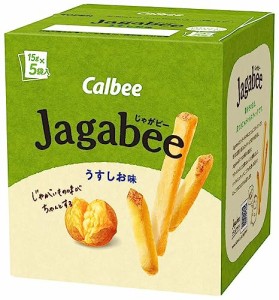 カルビー Ｊａｇａｂｅｅ うすしお味 75g×12箱 ジャガビー おやつ 間食 小分けパック