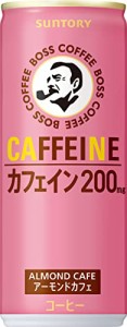 サントリー ボス カフェイン アーモンドカフェ 缶コーヒー 245g×30本