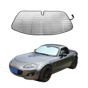 DIYUCAR マツダ MX-5 NC 2009-2015に対応 サンシェード フロントガラス用 フロント 遮光フロントシェード 車用サンシェード 車窓 日焼け