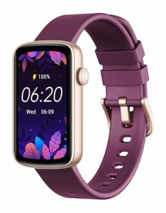 SHANG WING スマートウォッチ レディース iphone対応 アンドロイド対応 リストバンド型 腕時計 1.47インチ大画面 フルタッチ Smart Watch