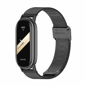 MIJOBS Xiaomi Mi Smart Band 7 Mi Band 8スマートバンド 6 替えバンド Mi Band 5/4/3バンド 交換用 腕時計 リストバンド レディース メ