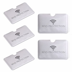 LOYELEY ICカード 5枚 カードプロテクター 防磁ビニー ルカードケース カードケース RFIDプロテクション スキミング 防止 磁気シールド 