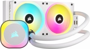 CORSAIR iCUE LINK H100i RGB White 240mmラジエーター搭載 iCUE LINK対応 簡易水冷 CPUクーラー ホワイト CW-9061005-WW