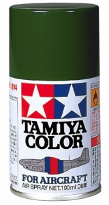 タミヤ(TAMIYA) エアーモデルスプレー AS-9 ダークグリーン 模型用塗料 86509